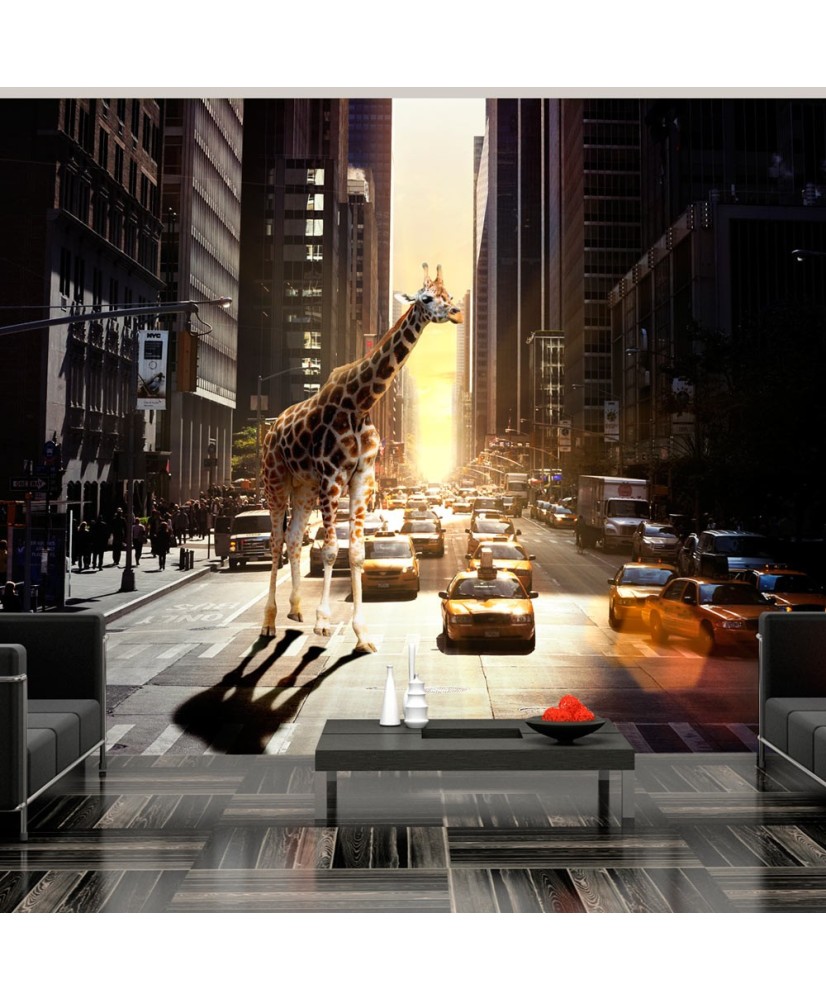 Fototapetas  Giraffe in the big city