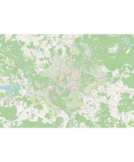Fototapetai - Detalusis Vilniaus žemėlapis