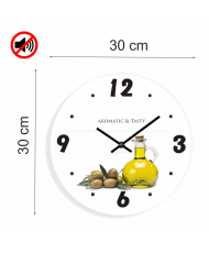 Sieninis laikrodis su spauda - Alyvuogių aliejus
