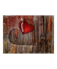 Fototapetas  Heart on wooden background