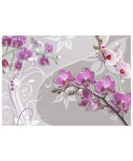Fototapetas  Flight of purple orchids