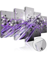 Akrilo stiklo paveikslas  Purple Strike [Glass]