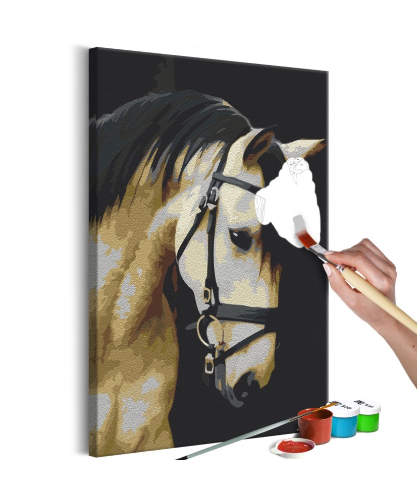 Pasidaryk pats  paveikslas ant drobės  Horse Portrait
