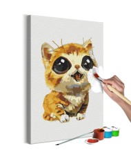 Pasidaryk pats  paveikslas ant drobės  Joyful Cat