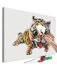 Pasidaryk pats  paveikslas ant drobės  Sweet Tiger
