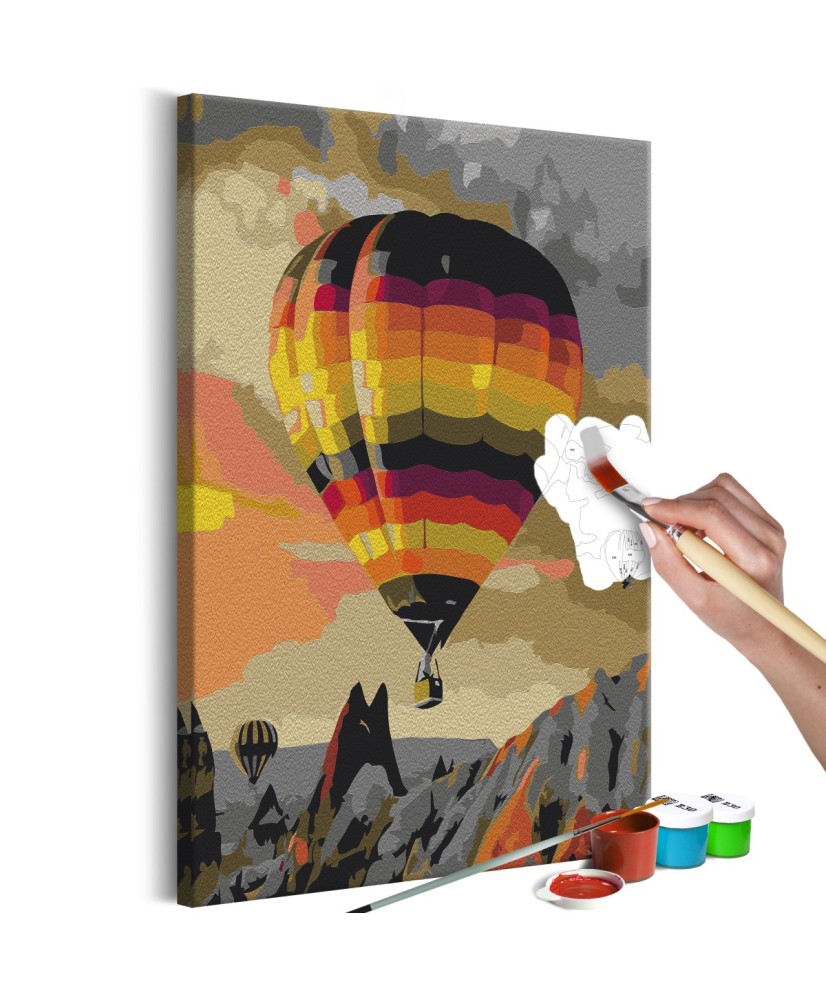 Pasidaryk pats  paveikslas ant drobės  Colourful Balloon