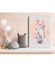 Pasidaryk pats  paveikslas ant drobės  Colourful Rabbit