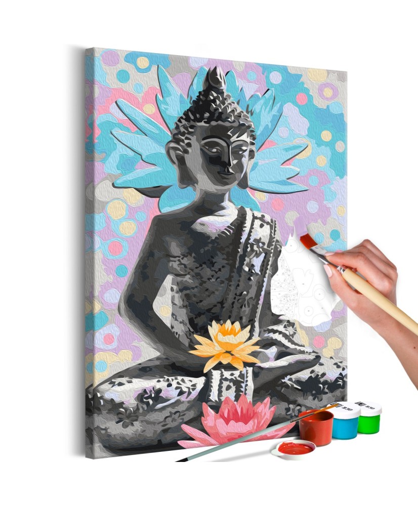 Pasidaryk pats  paveikslas ant drobės  Rainbow Buddha
