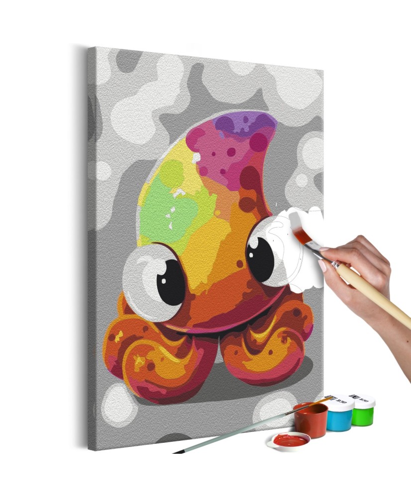 Pasidaryk pats  paveikslas ant drobės  Funny Octopus