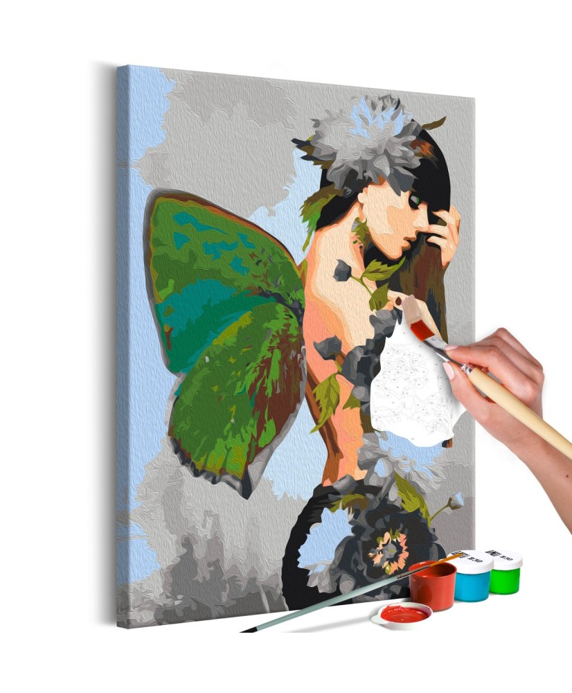 Pasidaryk pats  paveikslas ant drobės  Butterfly Woman