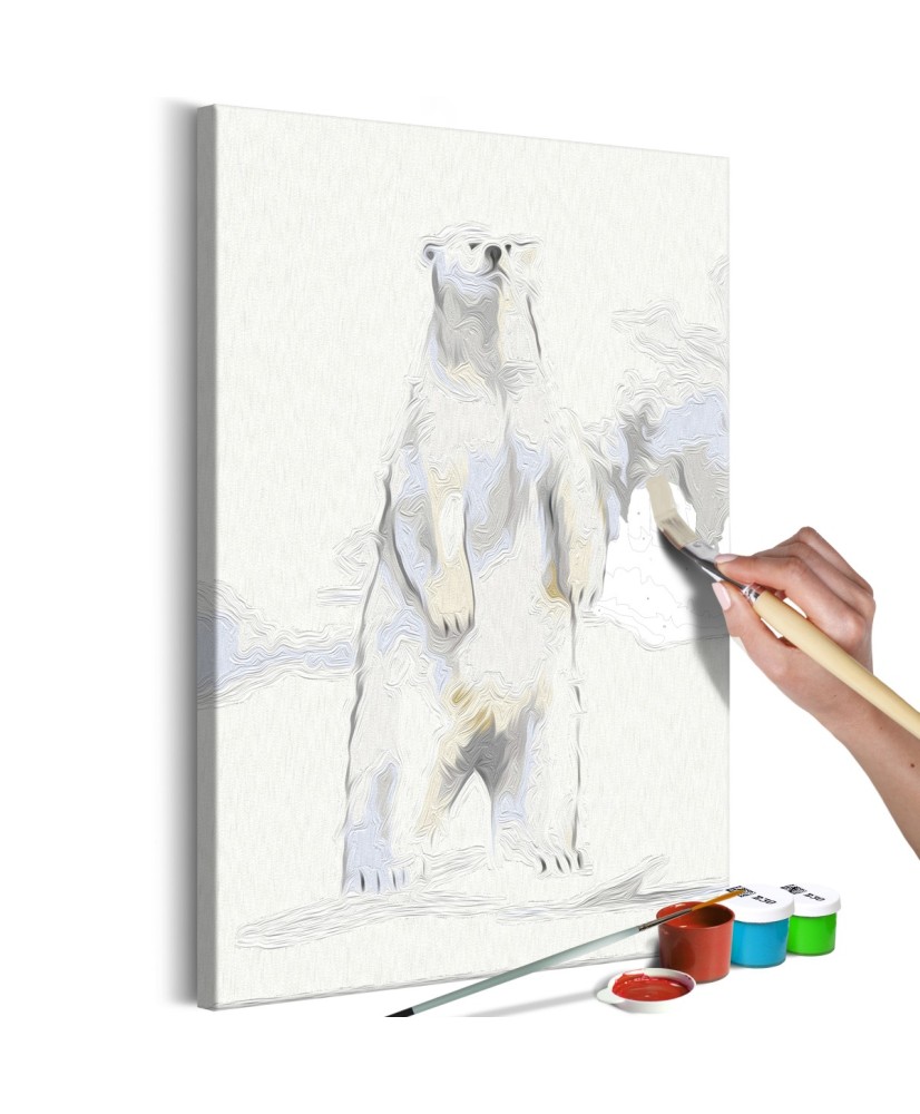 Pasidaryk pats  paveikslas ant drobės  Inquisitive Bear
