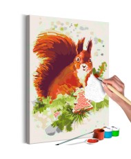 Pasidaryk pats  paveikslas ant drobės  Squirrel