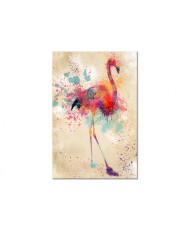 Paveikslas  Watercolor Flamingo (1 Part) Vertical