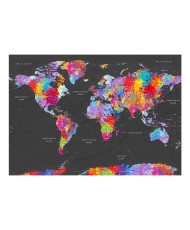 Lipnus fototapetas  World Map Synesthesia