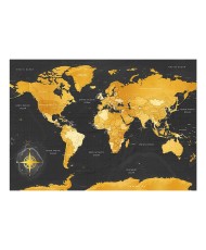 Lipnus fototapetas  Map Golden World