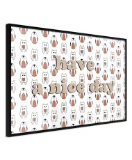 Plakatas  Animals Wish a Nice Day