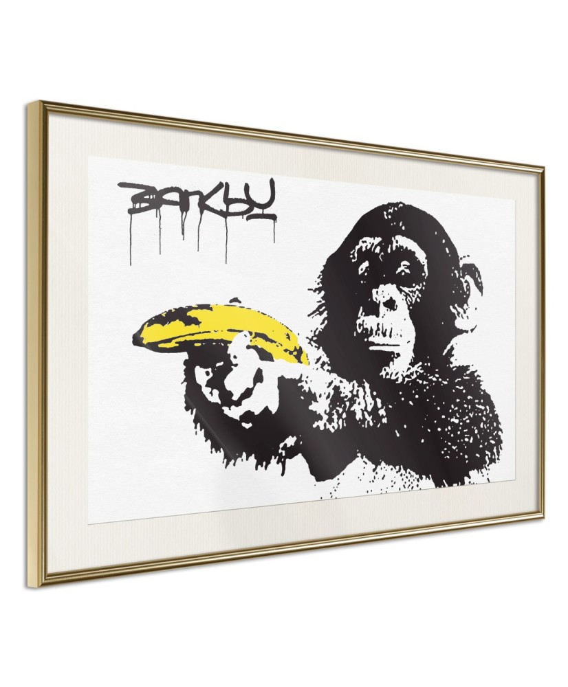 Plakatas  Banksy Banana Gun I