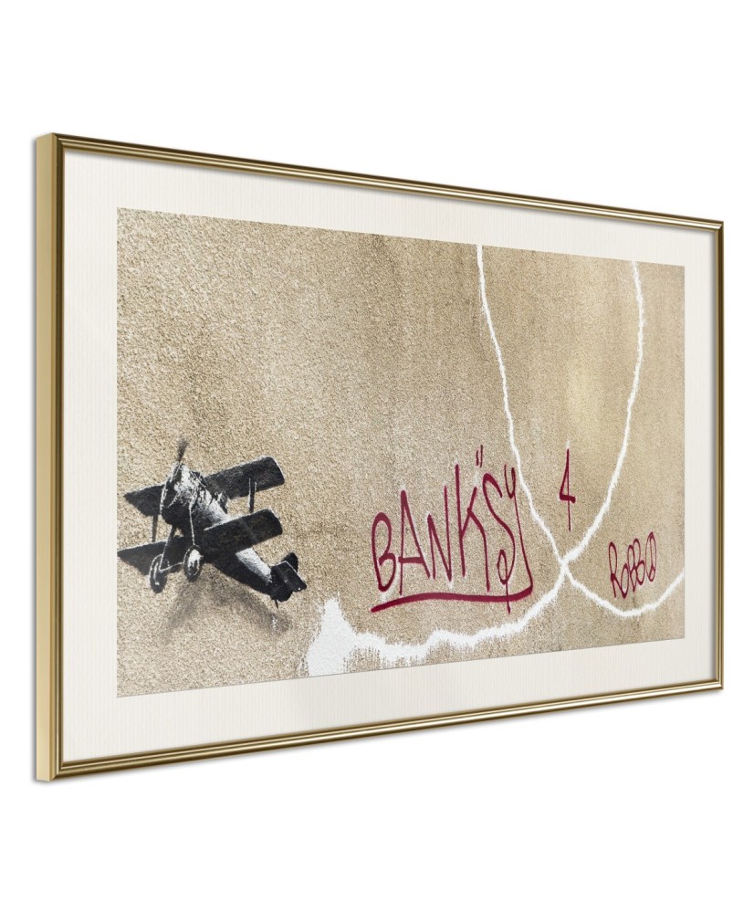 Plakatas  Banksy Love Plane