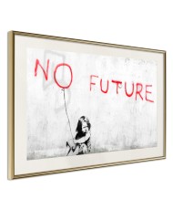 Plakatas  Banksy No Future