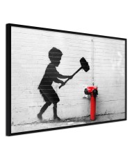 Plakatas  Banksy Hammer Boy