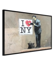 Plakatas  Banksy I Heart NY