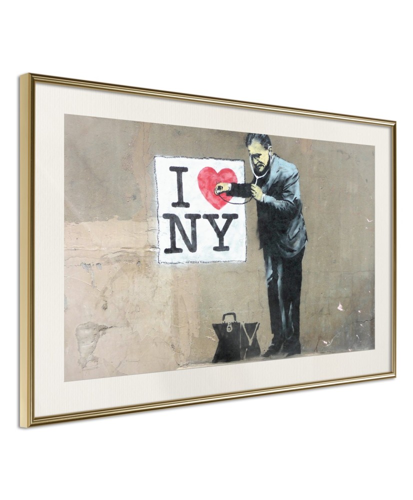 Plakatas  Banksy I Heart NY
