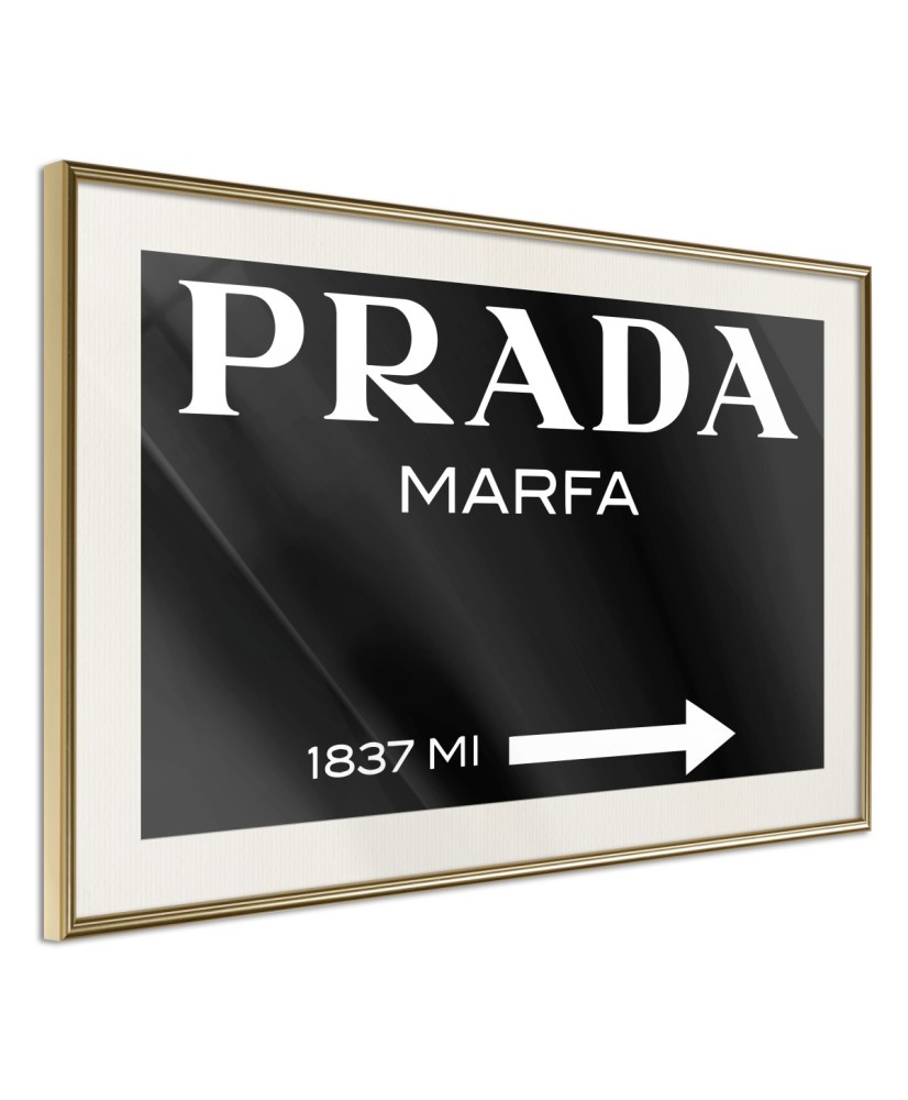 Plakatas  Prada (Black)