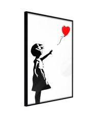 Plakatas  Banksy Girl with Balloon I