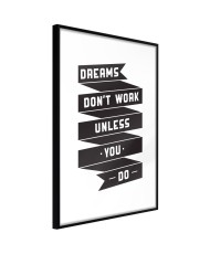 Plakatas  Dreams Dont Come True on Their Own II