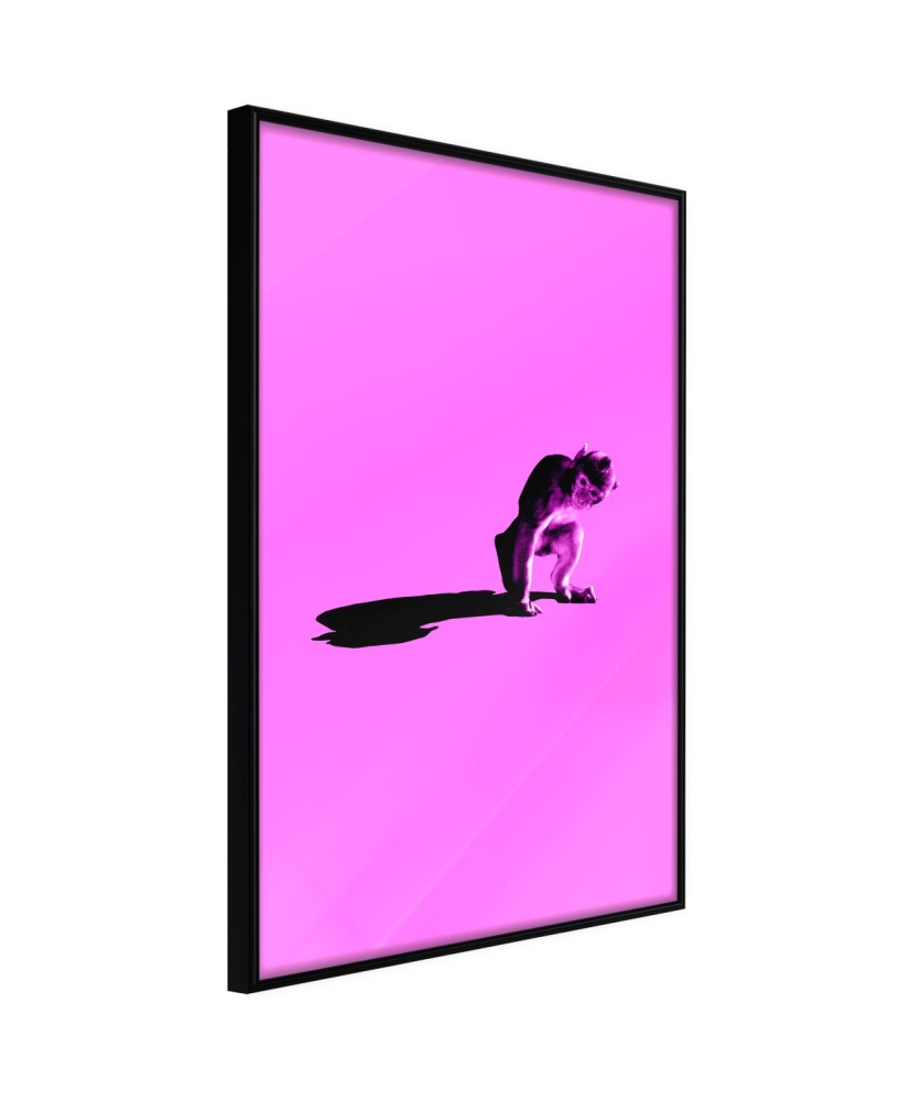 Plakatas  Monkey on Pink Background