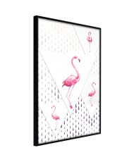Plakatas  Flamingos and Triangles