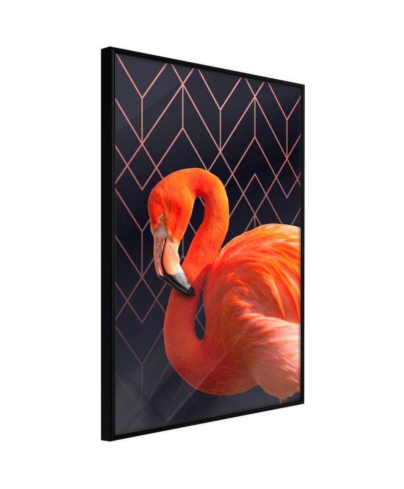 Plakatas  Orange Flamingo