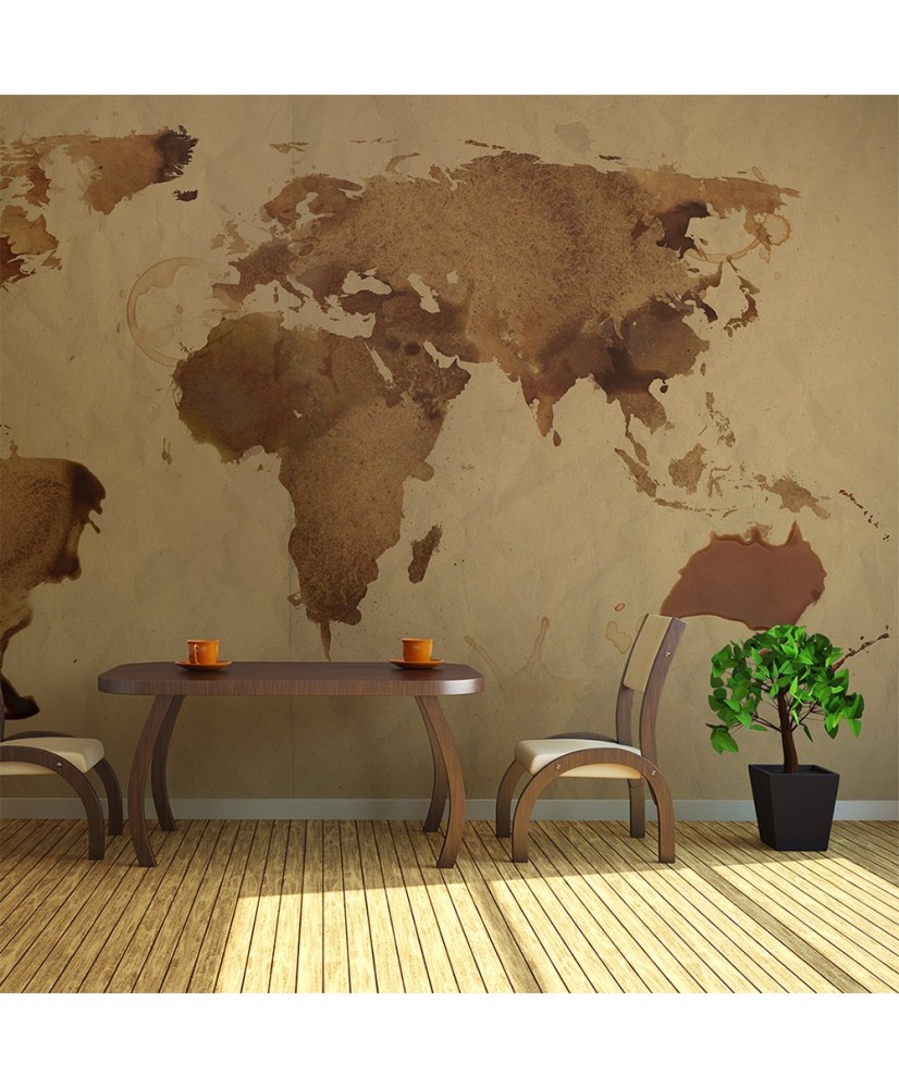 Fototapetas  Tea map of the World