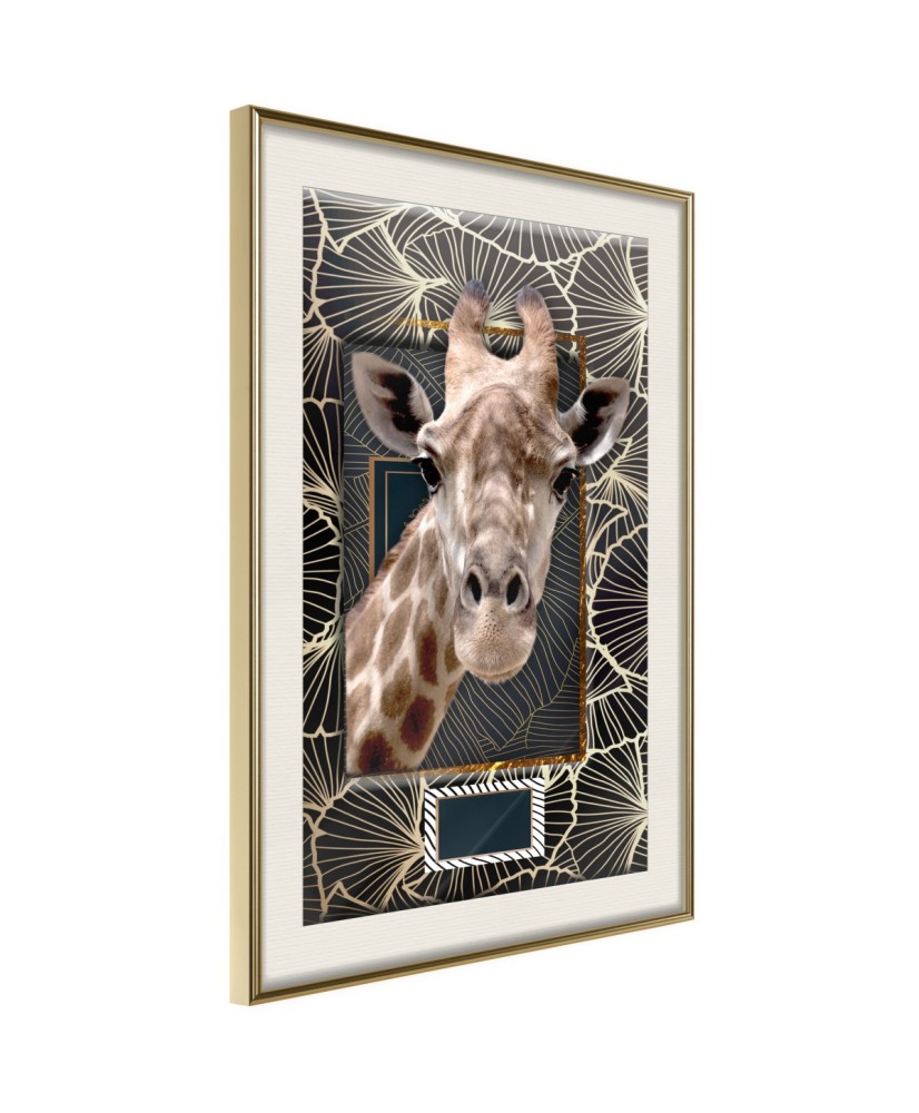Plakatas  Giraffe in the Frame