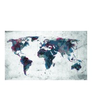 Fototapetas  World map on the wall