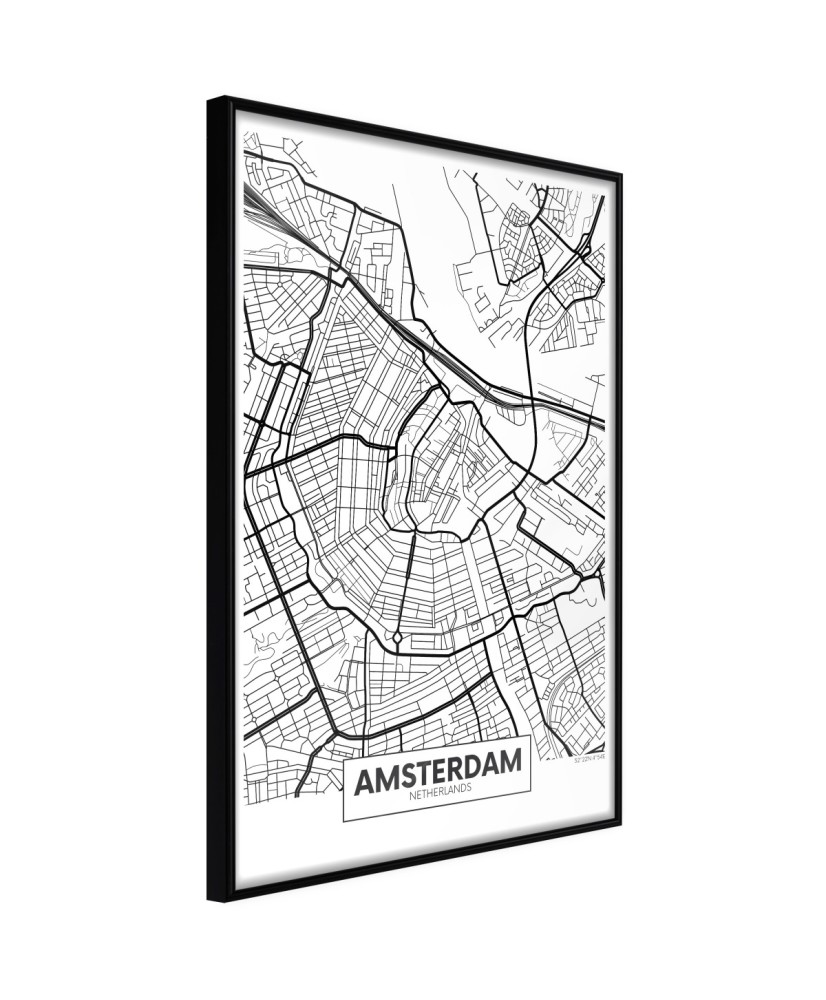 Plakatas  City map Amsterdam