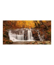 Fototapetas XXL  Autumn landscape waterfall in forest