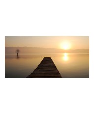Fototapetas XXL  jetty, lake, sunset...