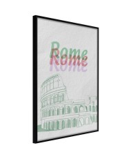 Plakatas  Pastel Rome