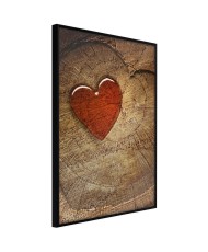 Plakatas  Carved Heart