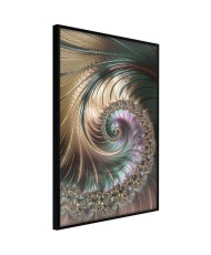 Plakatas  Iridescent Spiral