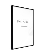 Plakatas  Seek a Balance