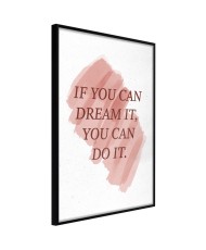 Plakatas  Dreams Lead to Success