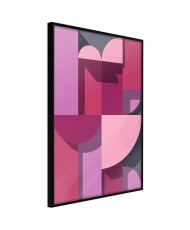 Plakatas  Pink Geometry