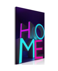 Paveikslas  Home Neon (1 Part) Vertical