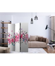 Pertvara  Flowers and Butterflies [Room Dividers]