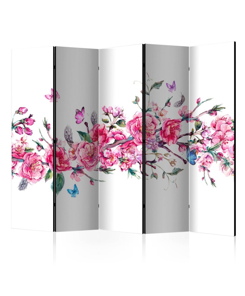 Pertvara  Flowers and Butterflies II [Room Dividers]