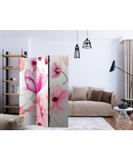 Pertvara  Pink Flowers [Room Dividers]