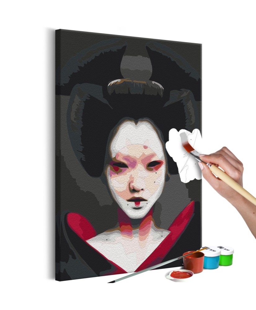 Pasidaryk pats  paveikslas ant drobės  Black Geisha