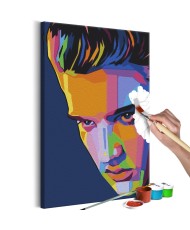 Pasidaryk pats  paveikslas ant drobės  Colourful Elvis